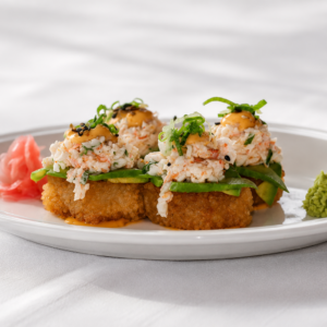 Crispy Rice Prawn