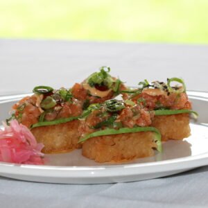 Crispy Rice Salmon