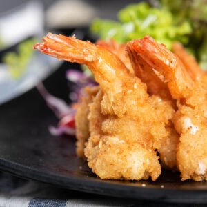 Crispy Rice Prawn (4 pieces)
