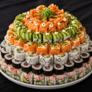 Medium Assorted Sushi Cake - 40pc