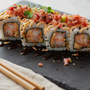 Prawn Volcano Roll - 4pc